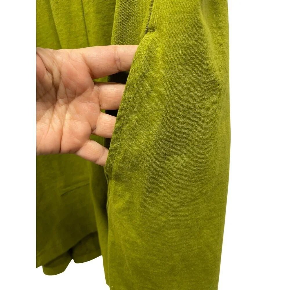 Free People Beach Green Cotton Romper Dress With Pockets XS